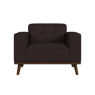 Carillo Chair with Wood Front in Pebble 