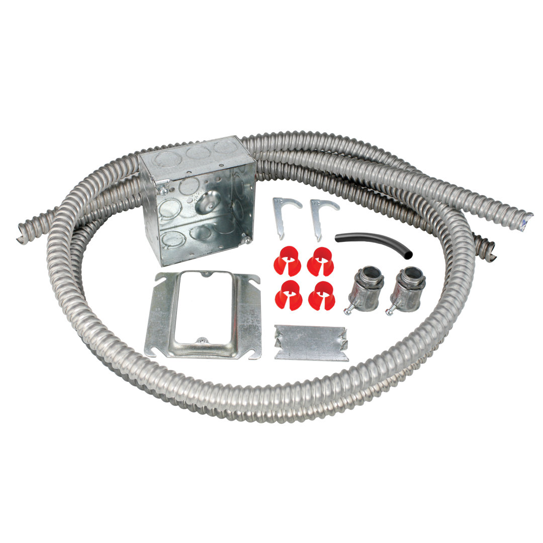 Electrical Rough-in Kit Double Gang Box with 2 Conduits WarmlyYours