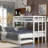 Twin Over Pull-Out Bunk Bed With Trundle-681854858