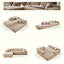 Canapé modulaire rembourré 2 pièces Natick-1814187205-1814187204