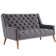 Modway Peruse Tufted Velvet Mid-Century Loveseat