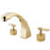 Fortress Double Handle Deck Mounted Roman Tub Faucet