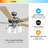 Jorelys 52'' Ceiling Fan with Light Kit-2144406859