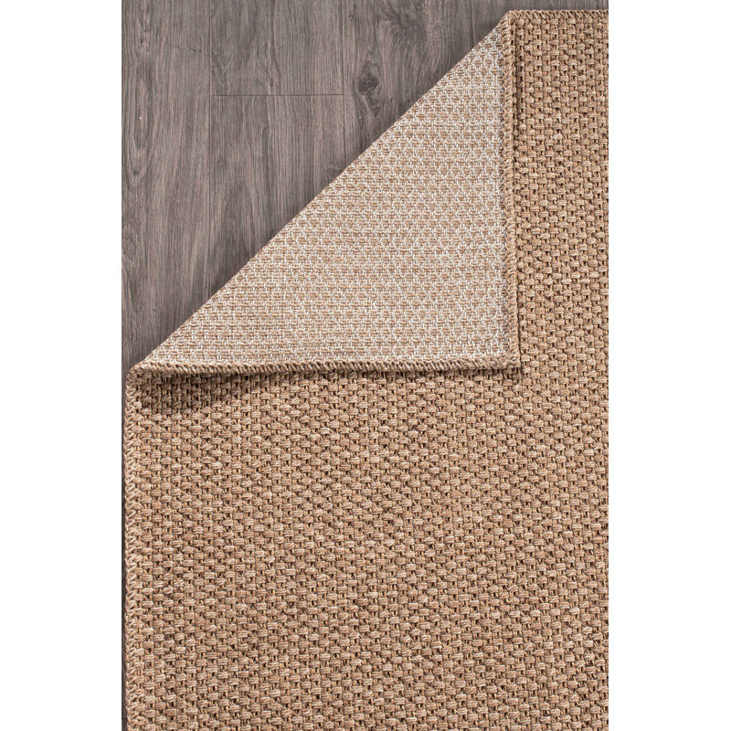 Govert Solid Colour Machine Made Indoor / Outdoor Area Rug, Runner 2'8" x 16'5"