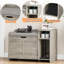 Litter Box Enclosure with Top Opening and Cushion