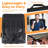 Folding Stadium Seat With Padded Reclining Cushion And Armrest-573146773-573146779