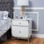 Table de bout moderne blanche