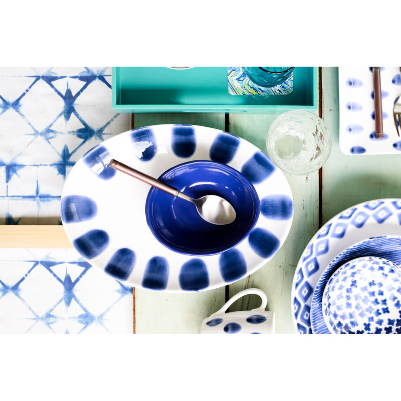 Santorini Handmade Ceramic Condiment Server