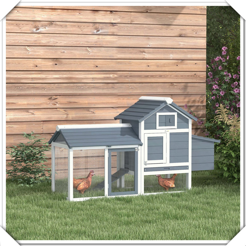 Petit poulailler en bois 2 portes