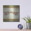 Art mural en métal luxueux «Lebellule-g» par Jean Plout, 12 po x 12 po-706942725