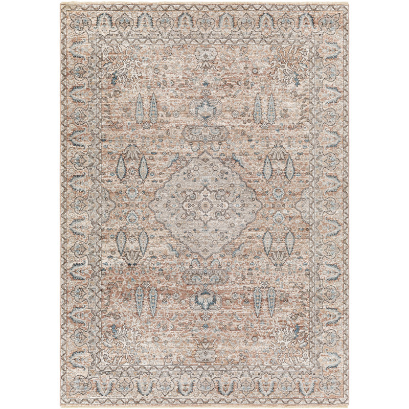Everly Oriental Indoor Rug, Round 5'3"