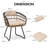 8 - Person Rectangular Outdoor Dining Set (Set of 9)-1581626086