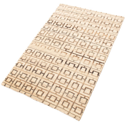 Fjorda One-of-a-Kind 5' X 7'8" New Age Wool Area Rug in Cream