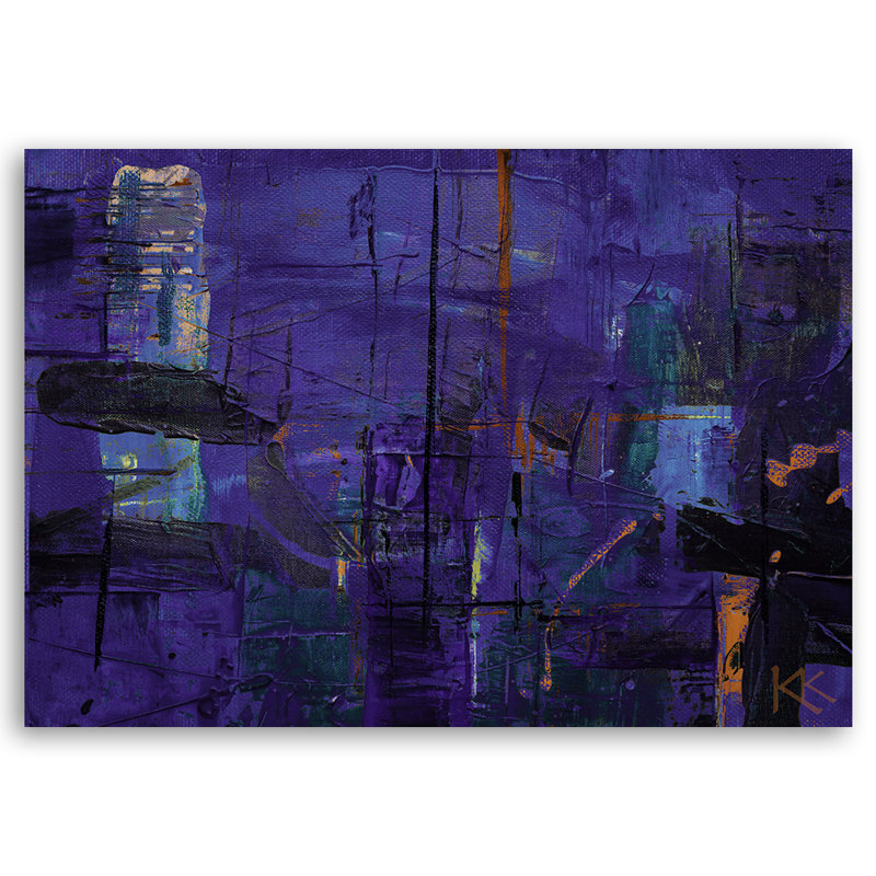 Abstract - Wrapped Canvas Print, 70cm H x 100cm W