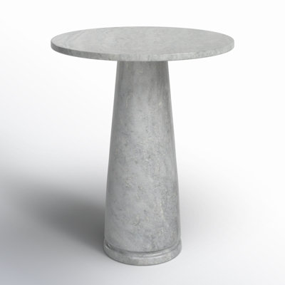 Alysson 21" Genuine Marble End Table