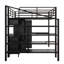 Lit mezzanine pour enfant Jarald