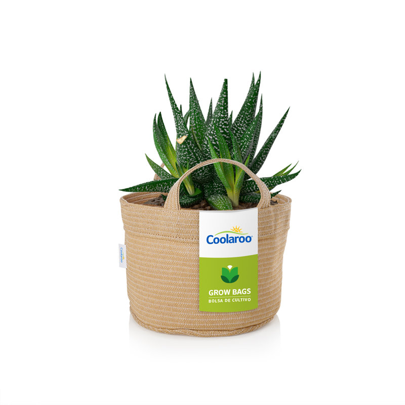 Pot Planter, 7" H x 10.5" W x 10.5" D, Desert Sand, 1