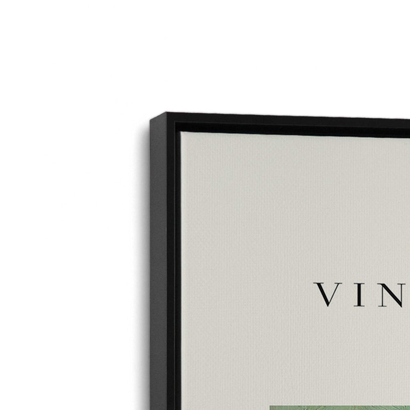 Van Gogh's Roses 1890 v2, H 12,75 po x l 8,75 po, Cadre flottant noir satiné