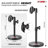 5 Core Mic Stand 3 in 1 Desktop Microphone Stands Adjustable Table Microfono Holder w Phone Clamp