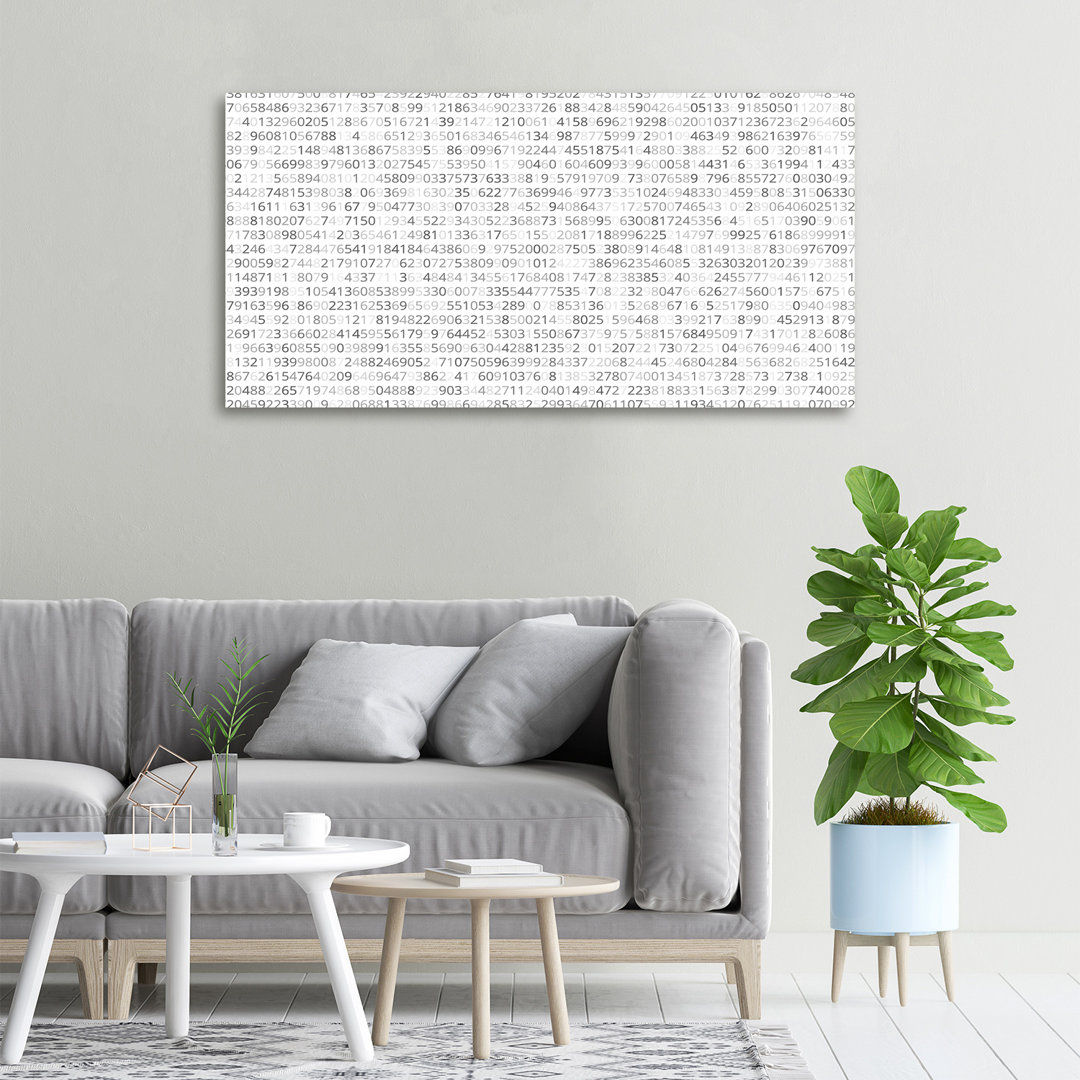 Binary Code - Kunstdrucke auf Leinwand - Wrapped Canvas