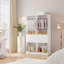 79" Closet Storage System, Wardrobe With Storage Compartments, Drawers And Hanging Zone-1882632866