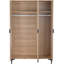 Temeeka 3 Door Manufactured Wood Wardrobe-124422511