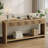 70.9 Inch Wood Console Table Long Sofa Table with 3 Drawers-1395109303