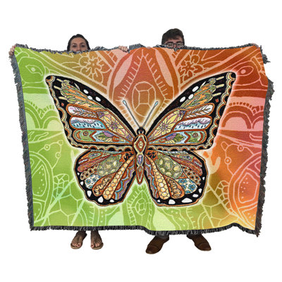 Pure Country Weavers Sasquatch Blanket Tapestry Throw Woven from Cotton - (72x54)