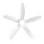 Éclairage de ventilateur de plafond moderne à DEL intégré de 60 po avec pales en ABS-114491573-115612926