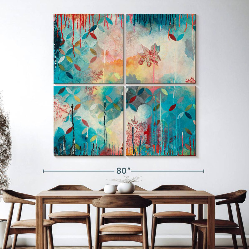 Tranquil Eden III, 74" H x 74" W