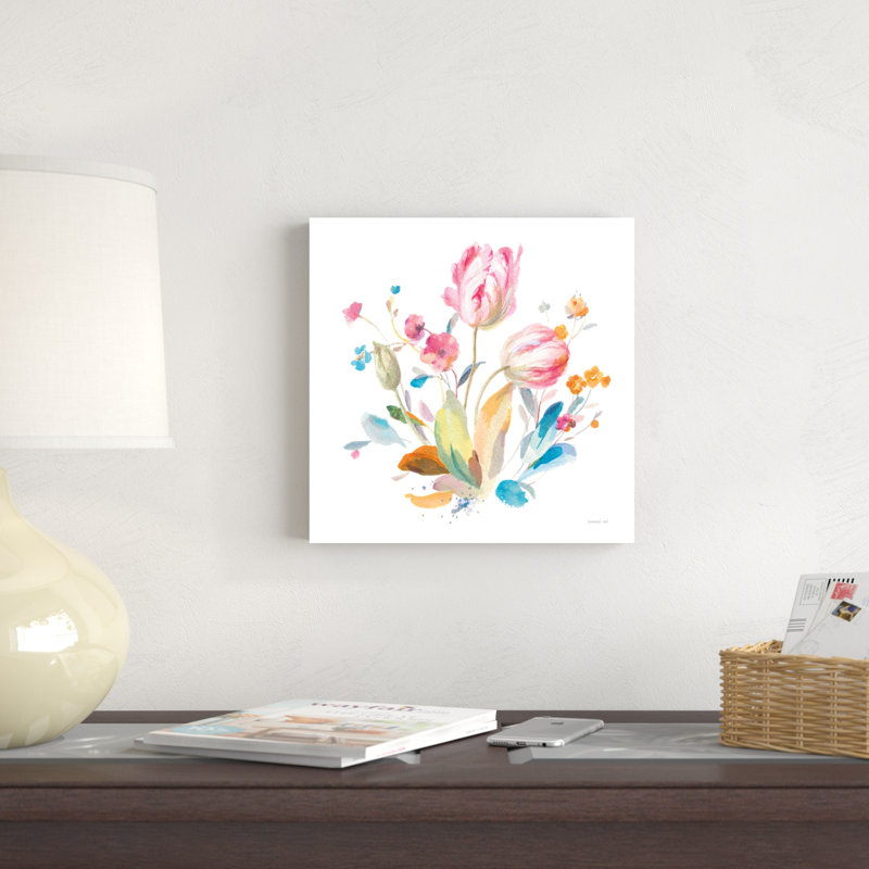 Tulipes printanières I, H 12 po x l 12 po x P 1,25 po