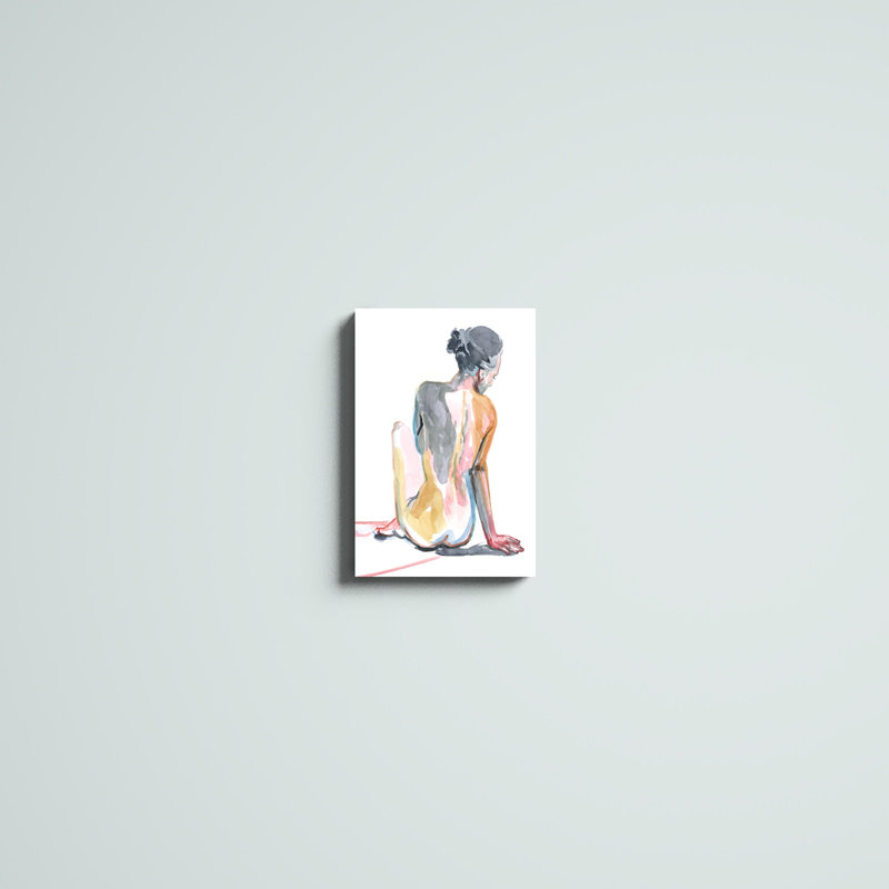 «Colorful Shadows I» par Jennifer Paxton Parker - reproduction d'art sur toile, H 18 po x l 12 po