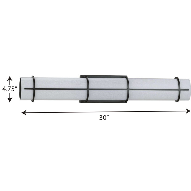 Arenstein LED Flush Mounted Sconce, Black
