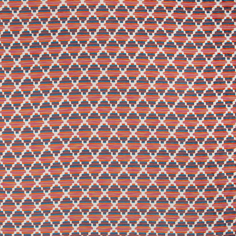 Tissu de couleur festive Festival, Tomate