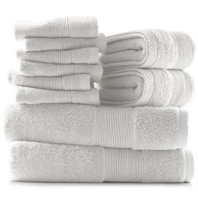 Ensemble de serviettes 100% coton ultra doux et absorbant Danni-Lee.