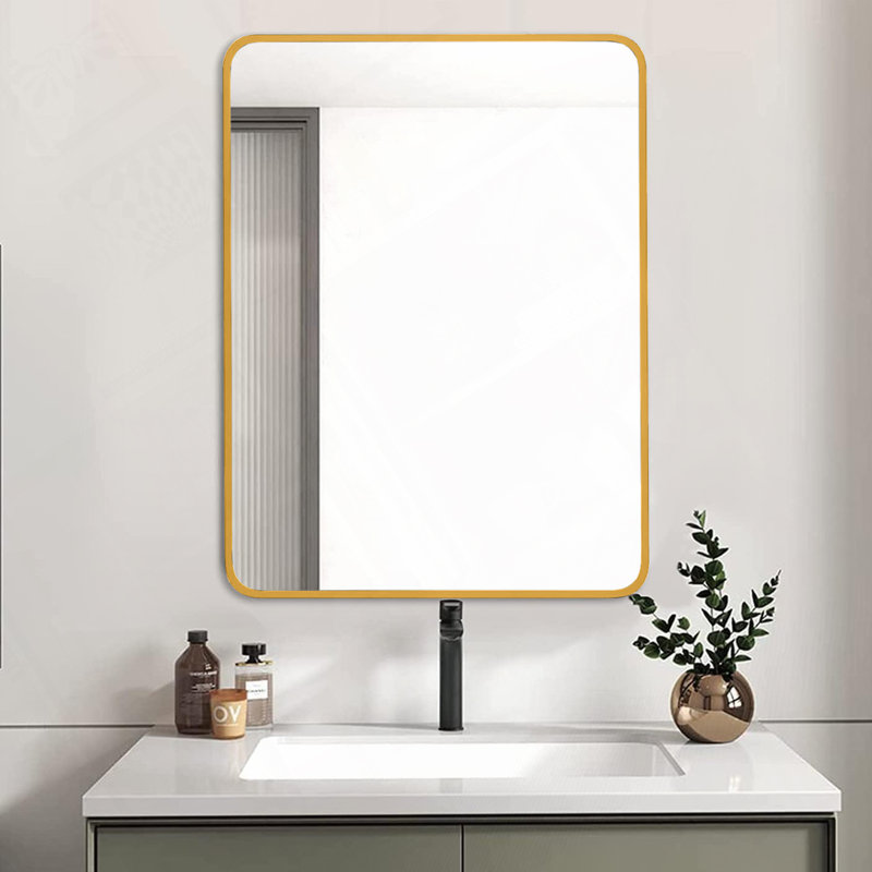 Miroir 24 po x 32 po, Or