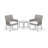 Argento Wicker Premium All-Weather Wicker Outdoor Dining Chair with Cushion-741130700