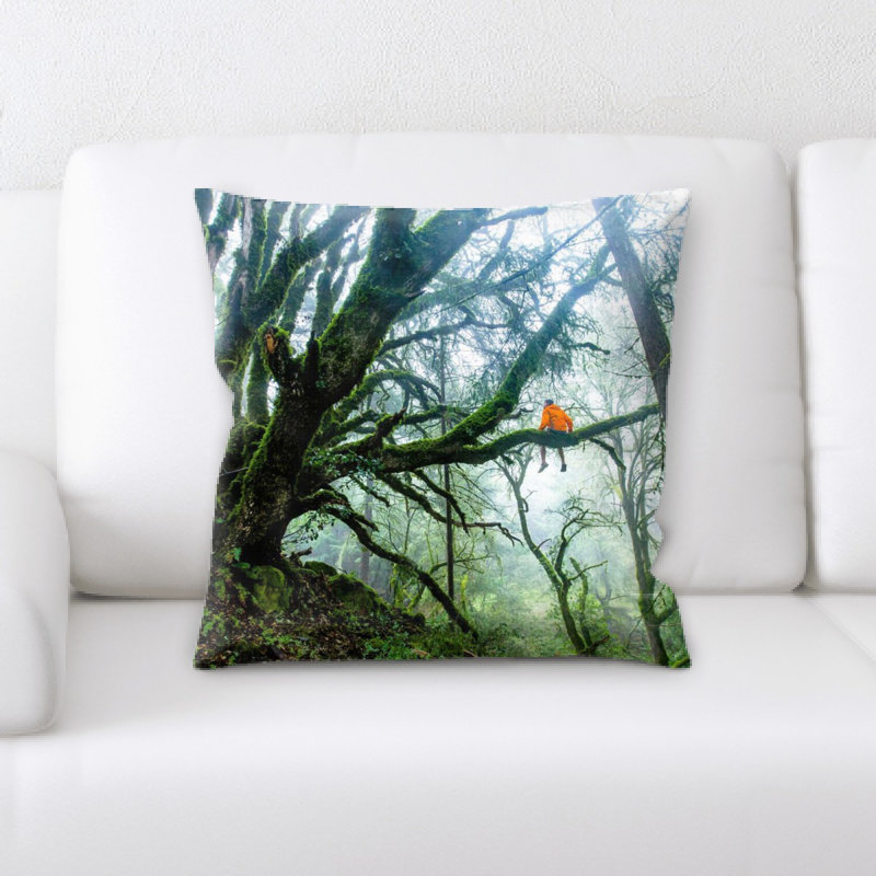 Microsuede Throw Pillow