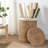 Woven Wicker Laundry Hamper with Lid