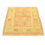 Tapis de zone en laine beige/vert 4 pi 10 po x 6 pi 9 po one-of-kind à la main noué la Elland