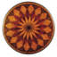 Spiro Round Mahogany Wood Dining Table