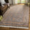 Royal Kerman Oriental Hand-Knotted  Wool Gray/Silver/Charcoal Area Rug