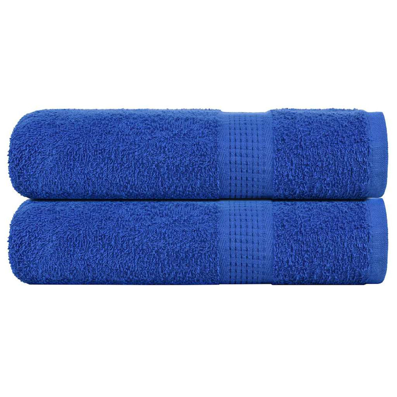 Saskya 100% Cotton Bath Towel, Blue