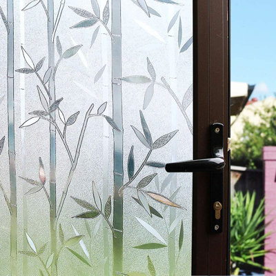 PVC Electrostatic Window Sticker  Suitable For Bathroom And Shower Windows  High-Quality Wear-Resistant Transparent Or Opaque Home Decoration Window Film