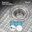 Ruvati 33 x 22 inch Drop-in 60/40 Double Bowl Zero Radius Topmount Stainless Steel Kitchen Sink