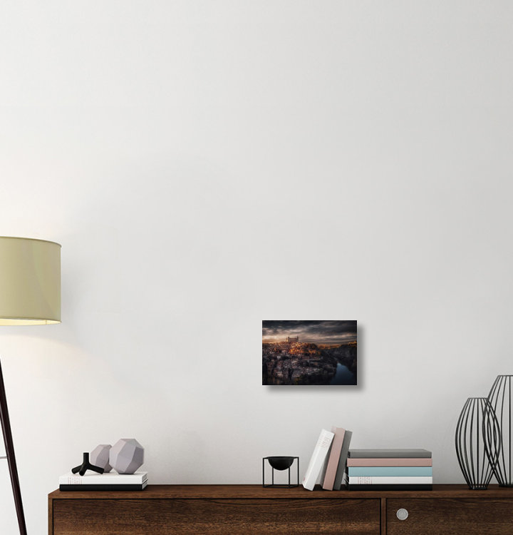 " Toledo " by Massimo Cuomo, 10.88" H x 16" W x 1.5" D, Wrapped Canvas, No Mat