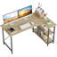L-Shaped Desk (120 or 140cm x 90cm) Corner Desk with Adjustable Shelves by Aliff-2031476459-2031476463