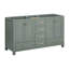 Modero 60'' W Double Bathroom Vanity Base-1748448050