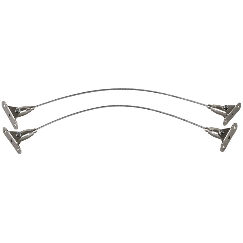 Mount-It! Furniture Anti-Tip Secure Wall Anchor | Steel Child Safety Straps | Earthquake Protection