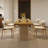 Italian minimalist solid wood rectangular dining table-1768524895